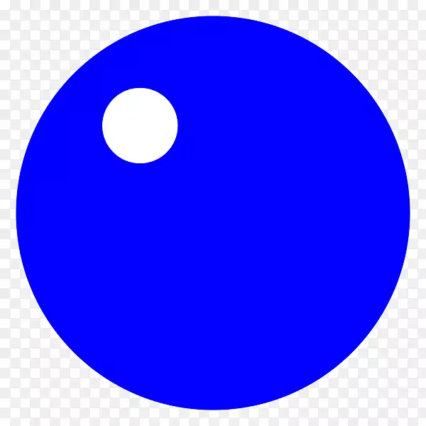 蓝色圆圈剪贴画-高亮图像