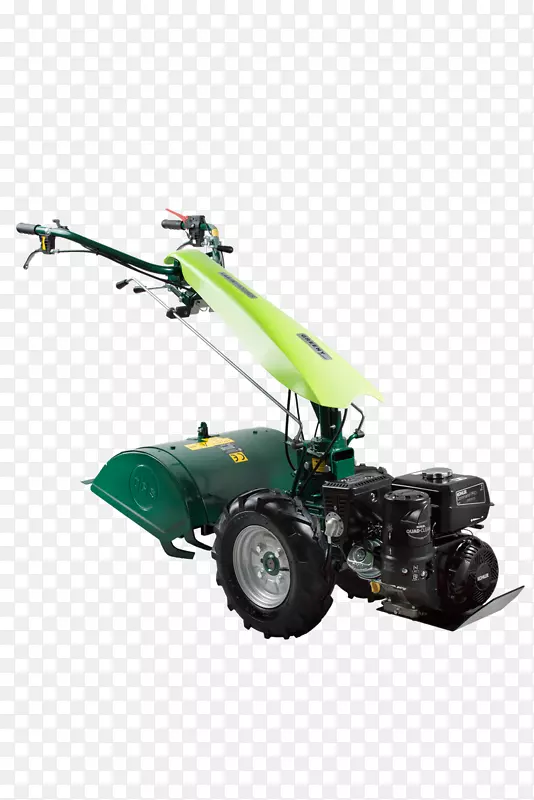 机械-两轮拖拉机-农业发动机-绿色