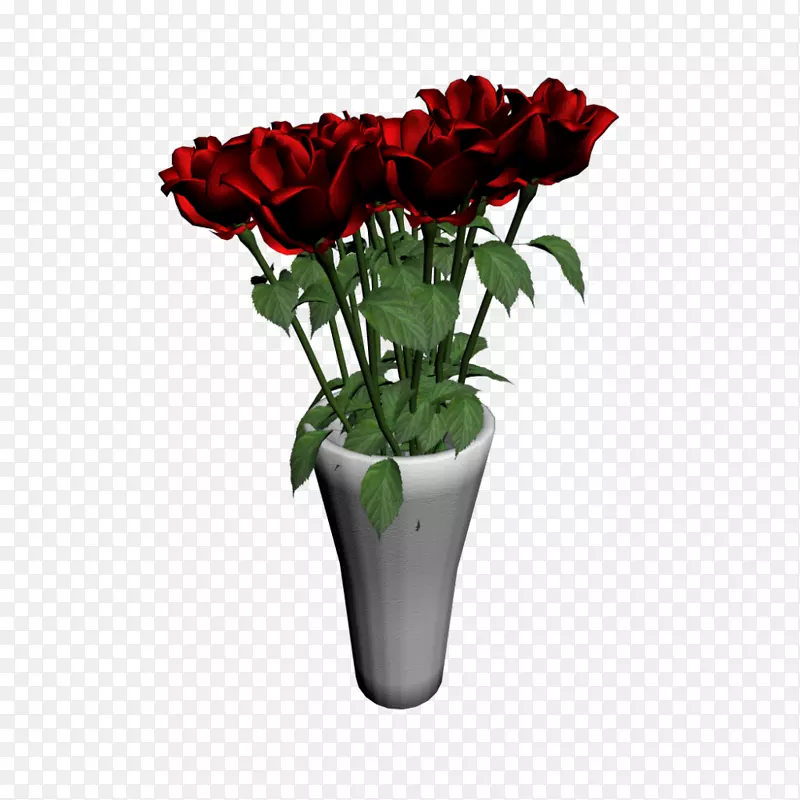 花瓶花园玫瑰花卉设计切花玫瑰