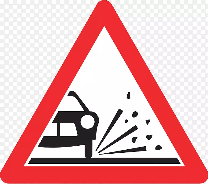 交通标志警告标志公路代码路-瑞士卷