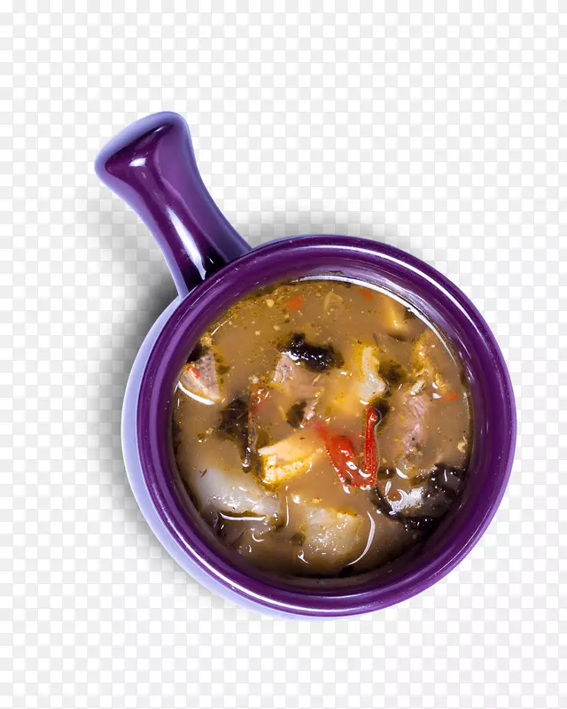 Ogbono汤-鱼丸汤