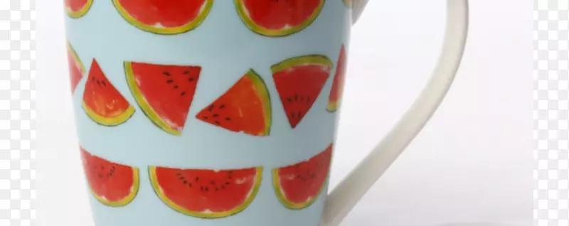 茶妙西瓜陶瓷草莓杯西瓜装饰