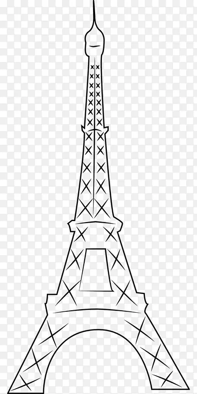 艾菲尔铁塔绘图书-埃菲尔铁塔