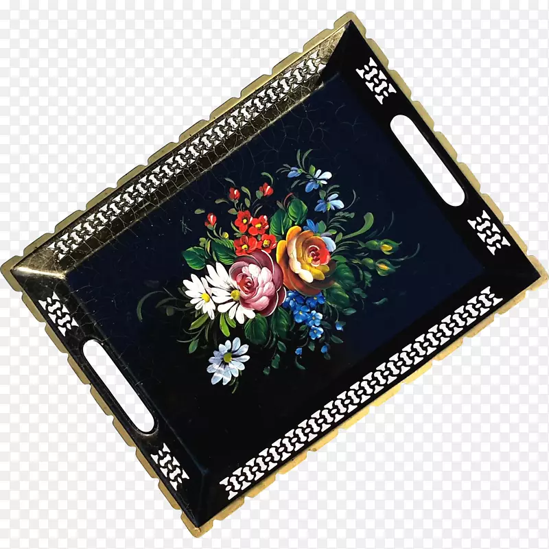 电子产品.手绘花卉图片材料