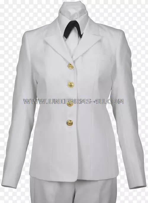 美国海军制服-白色外套