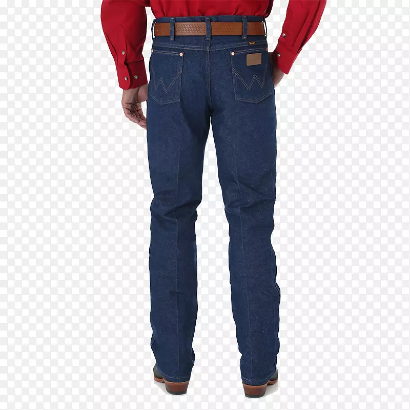 牛仔辩论者修身长裤牛仔布地板草坪