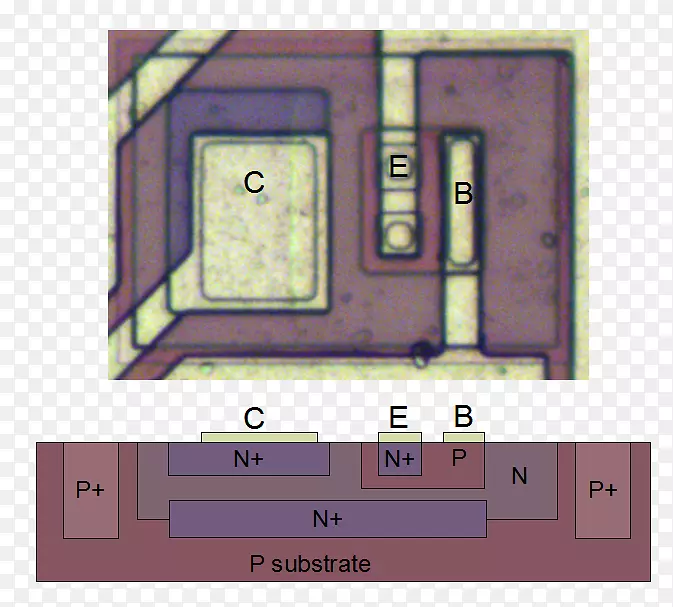 晶体管集成电路芯片电压基准微集成电路芯片