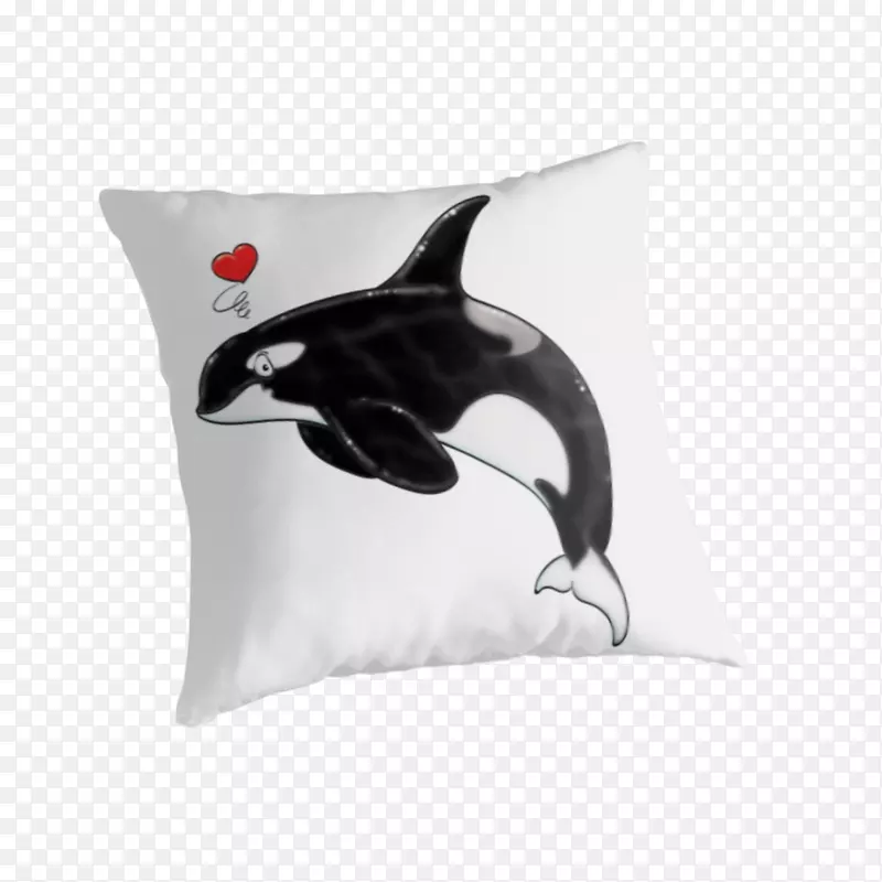 扔枕头垫-可爱的鲸鱼
