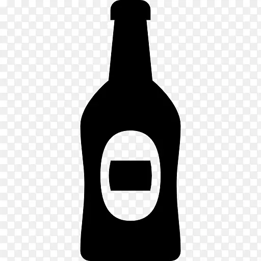 啤酒瓶，葡萄酒，啤酒，酿造谷物和麦芽.彩色玻璃按钮