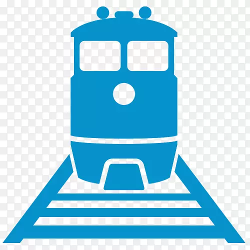 铁路运输列车多式联运剪贴画.货运