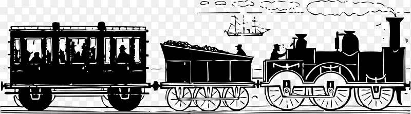 铁路运输列车蒸汽机车夹旧列车