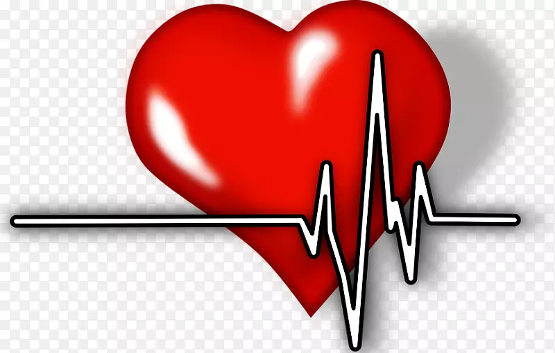 心脏心电图健康疾病医学.压力立体动画