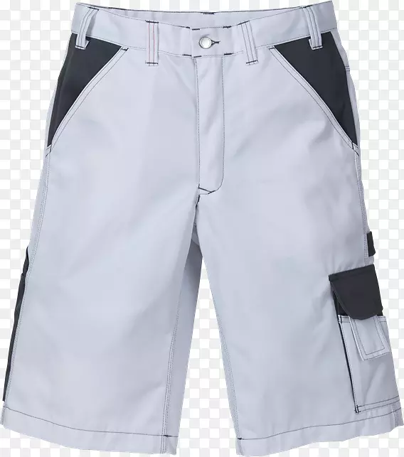 百慕大短裤白色工作服裤子.防护服