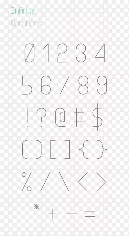开源Unicode字体排印无限符号字体设计字体倒计时5天字体设计