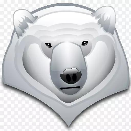 北极熊电脑图标剪辑艺术