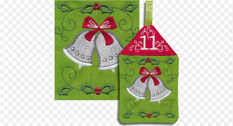 圣诞装饰品纺织品绿色-圣诞节倒计时