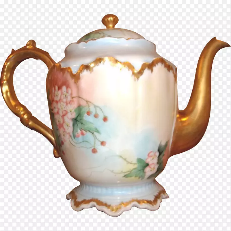 茶壶瓷田纳西手绘茶壶