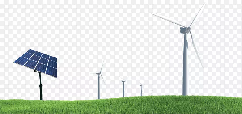 风力涡轮机能源剪贴画白鹭节气