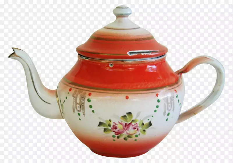 茶壶咖啡壶手绘茶壶
