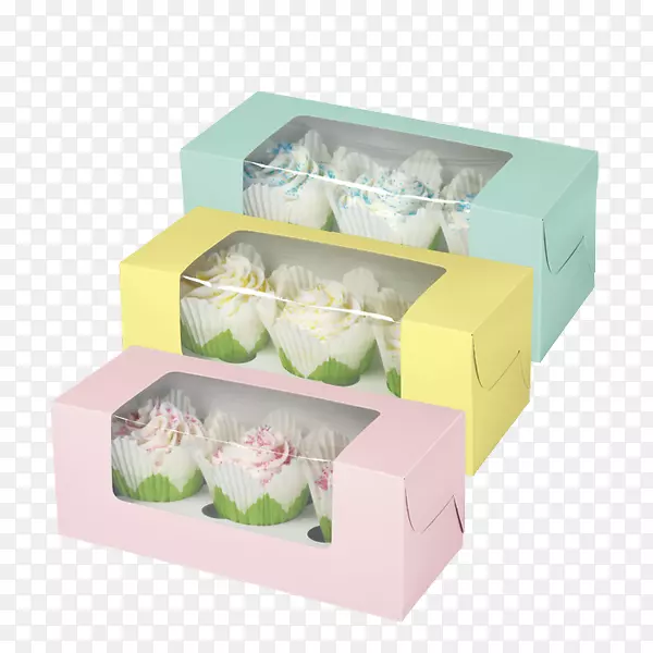 纸杯蛋糕松饼烘焙盒包装和标签.月饼包装盒