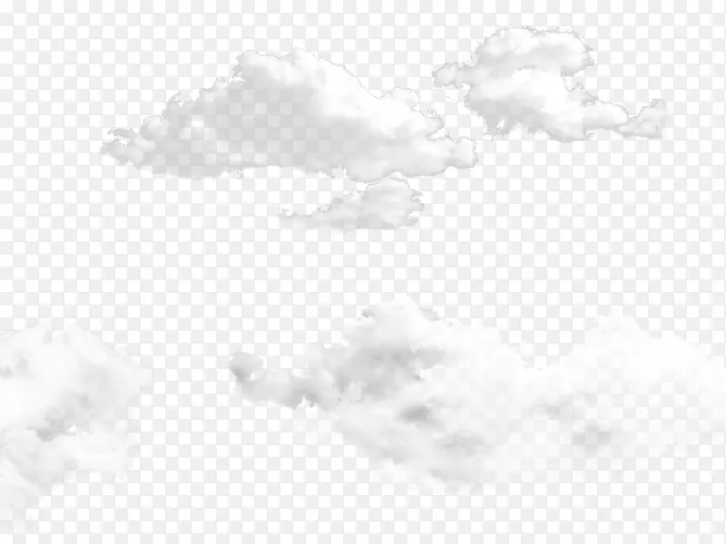 积云白色天空字体-云-天空