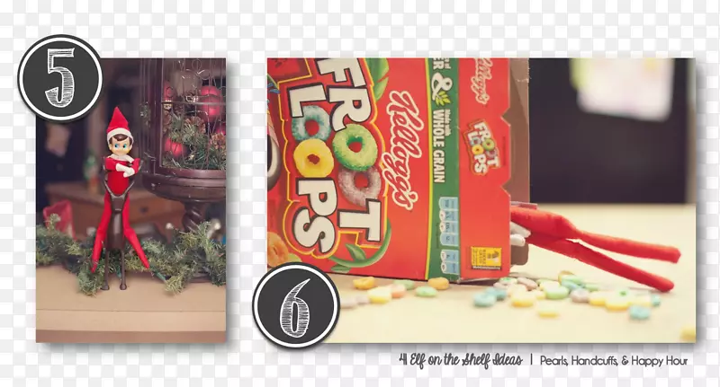 早餐麦片凯洛格的Froot循环广告平面设计-快乐小时传单