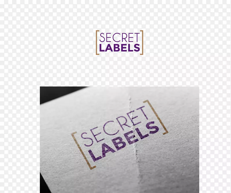 商标紫色角字体-时尚传单