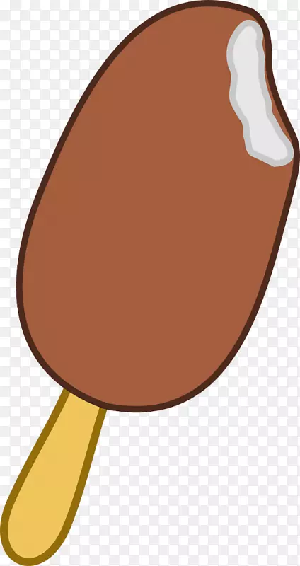 巧克力冰淇淋锥冰淇淋卡通