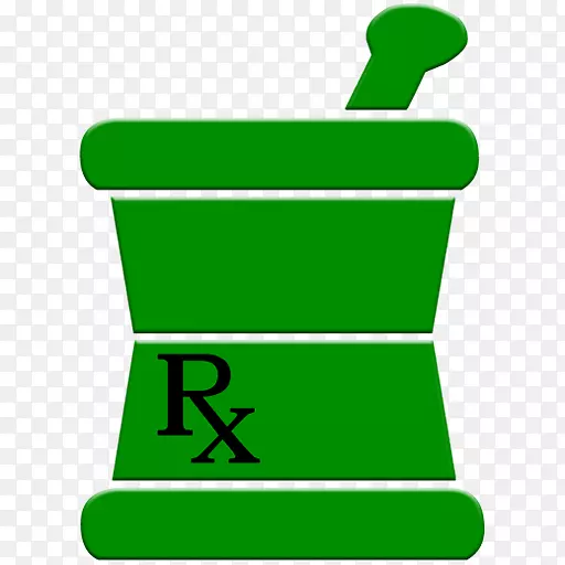 灰泥和锤子医药处方药房标志剪贴画.绿色标志