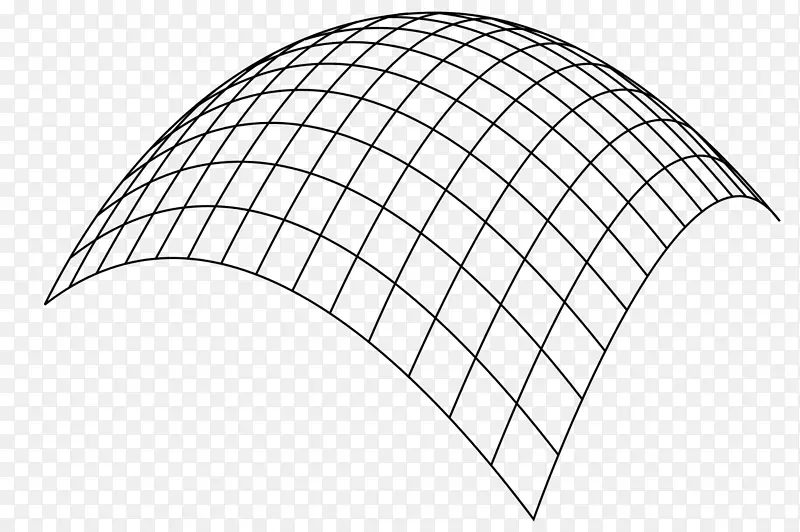 施密特网截面几何网格-曲面