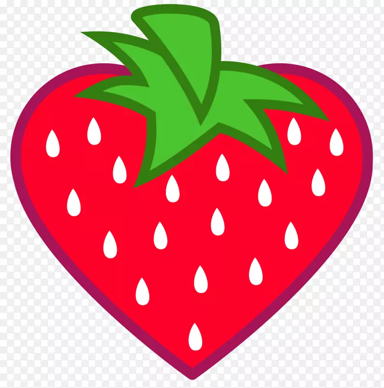心形草莓果心形载体