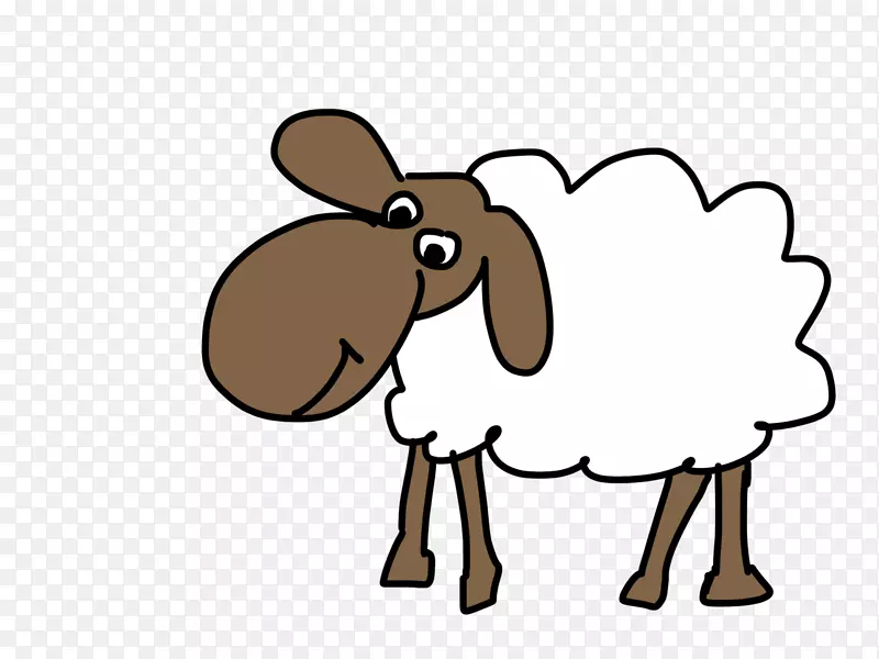 黑头波斯羊夹艺术-可爱的羔羊