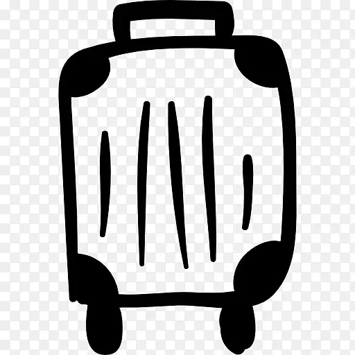 计算机图标旅行符号-旅行袋