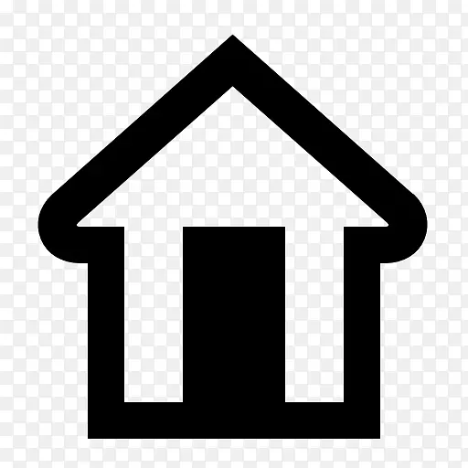 电脑图标房屋符号-小房子