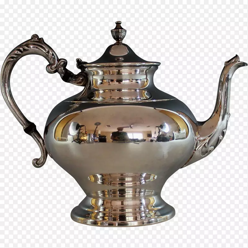 谢菲尔德茶咖啡壶-古董茶壶