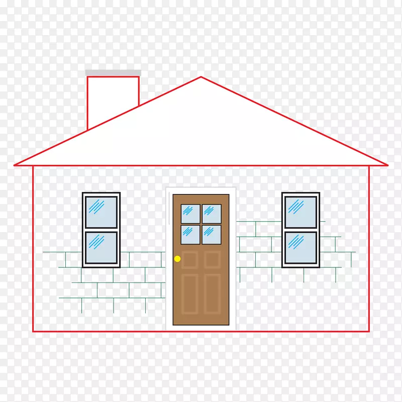 房屋剪贴画-小房子