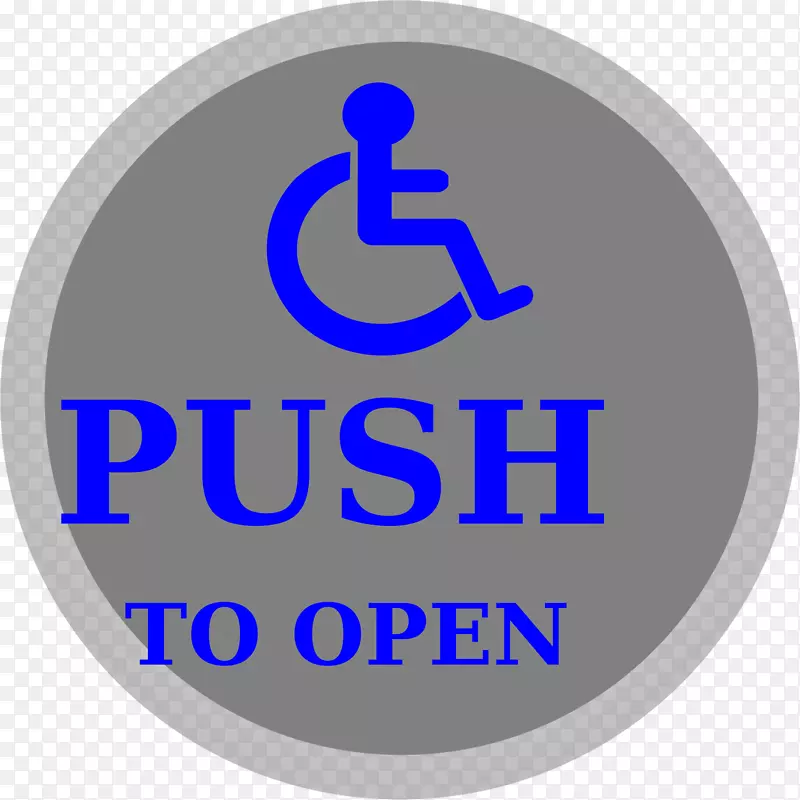 无形残疾身体残疾轮椅健康-按下按钮