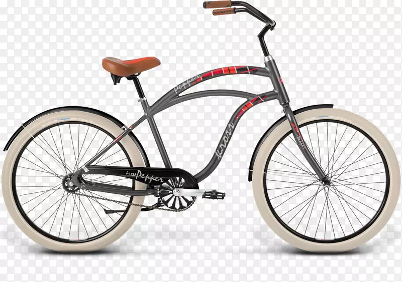 特里克自行车公司巡洋舰自行车混合动力自行车毡自行车山胡椒