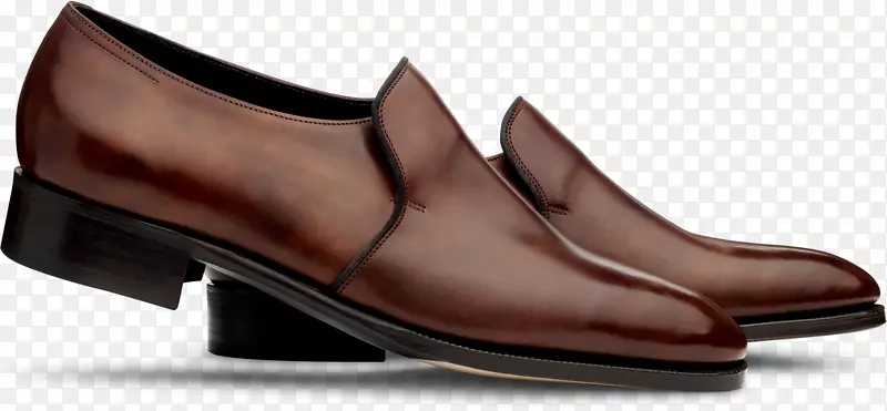 滑动鞋john lobb鞋制造商moccasin皮革-新男装