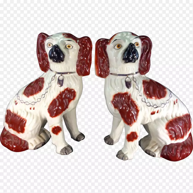 斯塔福德郡陶器英国公鸡猎犬陶瓷斯塔福德郡狗雕像-狗装饰