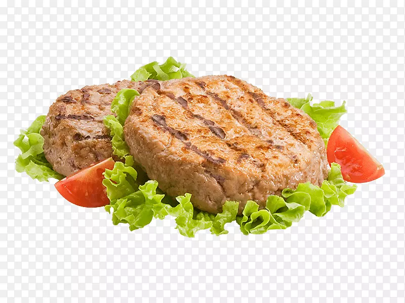 汉堡包家猪培根肉切碎肉
