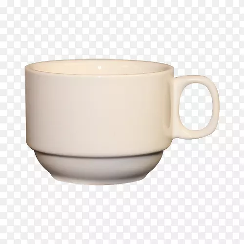 咖啡杯陶瓷碟杯白咖啡杯