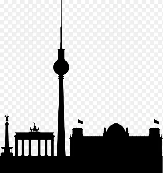 柏林天际线剪贴画-帝国大厦