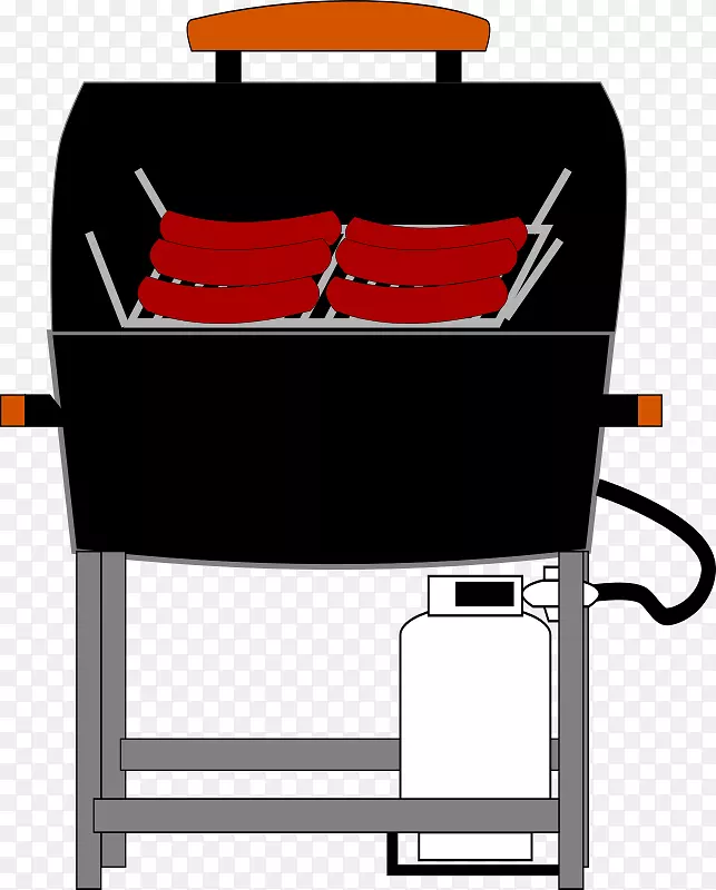 烧烤家用电器剪贴画-排骨剪贴画