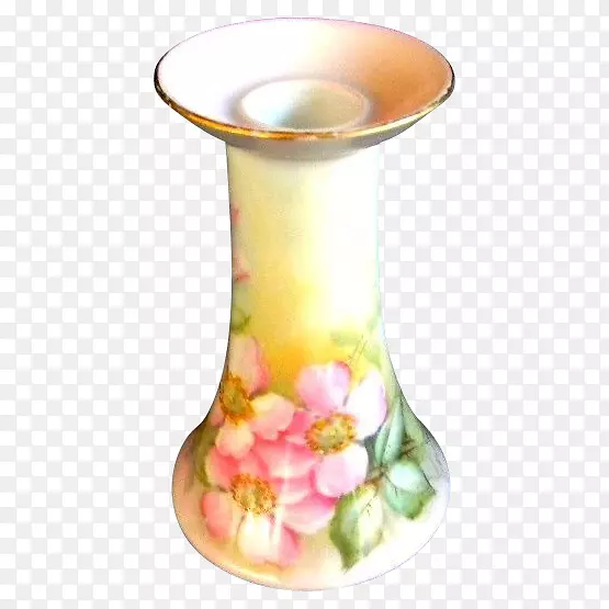 花瓶玻璃手绘蜡烛