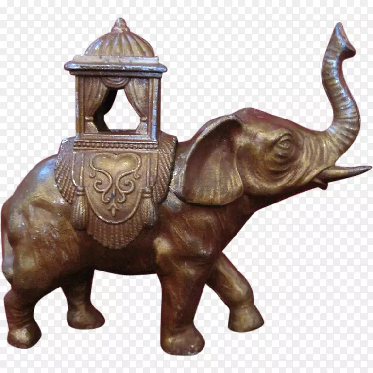 印度象非洲象雕像雕刻雕像青铜三脚架