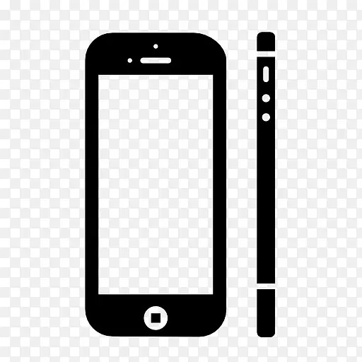 功能电话智能手机iphone 8加上android-移动图标