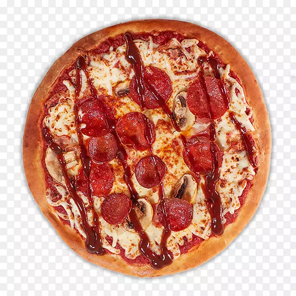 加利福尼亚式比萨饼西西里披萨意大利香肠多米诺披萨片火腿