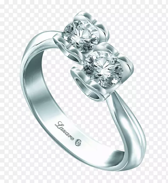珠宝戒指拉扎尔卡普兰国际钻石拉里珠宝-拥抱夫妇