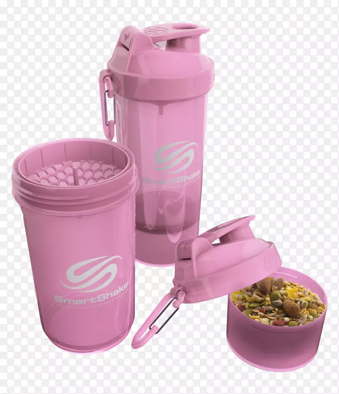 奶瓶鸡尾酒奶瓶瘦身爱饮食补充剂-粉红系列